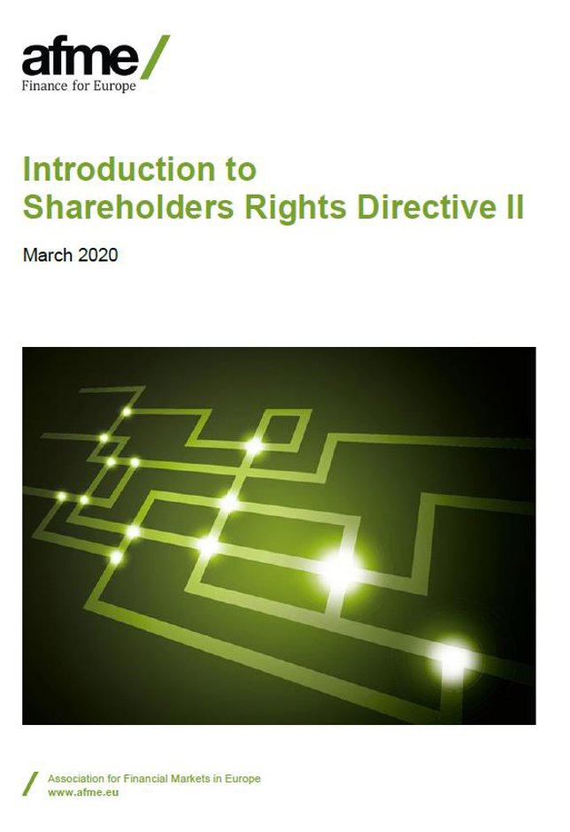 AFME | Introduction to Shareholders Rights Directive II